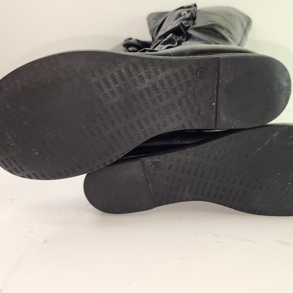 Miz Mooz Black Leather Button Tall Winter Boots (6.5 US) - Picture 9 of 10